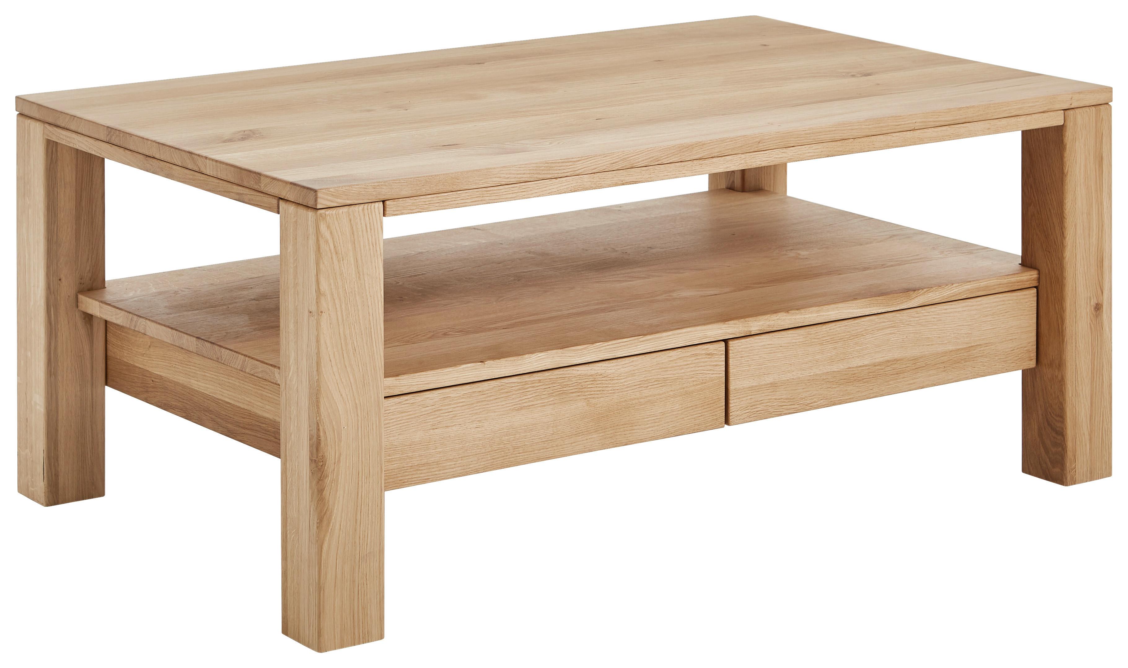STOLIK KAWOWY PANAMA - kolor dębowy, Konventionell, drewno (110/70/47,5cm) - Linea Natura