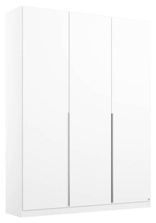 Ormar Sa Klasičnim Vratima Alabama - bijela/boje aluminija, Moderno, drvni materijal (136/229/54cm) - Modern Living