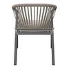 BALKONGMÖBLER SET BARDOLINO - ljusgrå/akaciefärgad, Modern, metall/trä (61/62/79cm) - Mömax