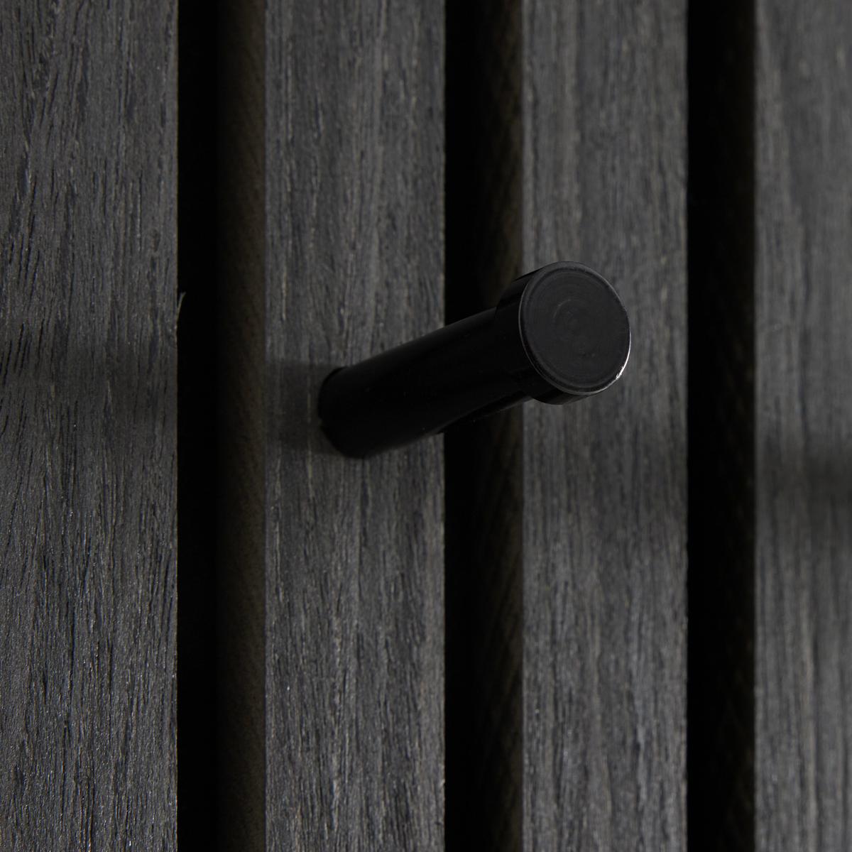 Garderobenpaneel Grace Grau - Grau, MODERN, Holzwerkstoff/Textil (50/125/7cm) - Mömax