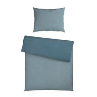 Wendebettwäsche Cashmere Jade ca. 140x200cm - Jadegrün/Petrol, Textil (140/200cm) - Mömax