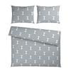 Posteljnina Retro Xxl - modra/bela, Moderno, tekstil (200/200cm) - Mömax