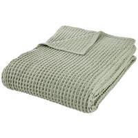 Takaró Nora - zsályazöld, Modern, textil/természetes anyagok (130/170cm) - Modern Living