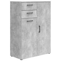 Kommode Multistauraum Grau - Anthrazit/Grau, Modern, Holzwerkstoff/Kunststoff (80/115/40cm)
