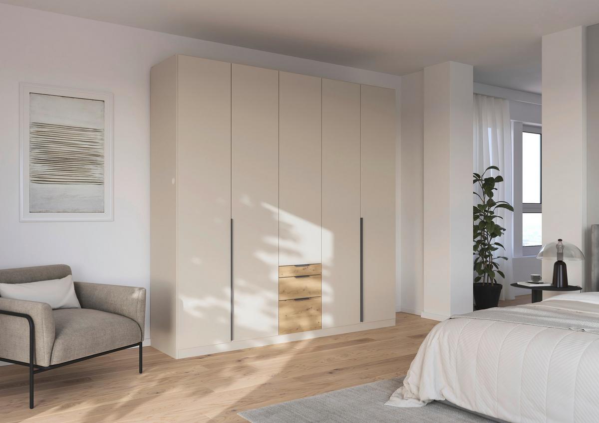 Ormar S Klasičnim Vratima Alabama - boje hrasta/hrast Artisan, Moderno, drvni materijal (226/229/54cm) - Modern Living