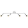 Strahler Bogard, max. 4x3 Watt - Chromfarben/Weiß, KONVENTIONELL, Metall (16/60cm) - MÖMAX modern living