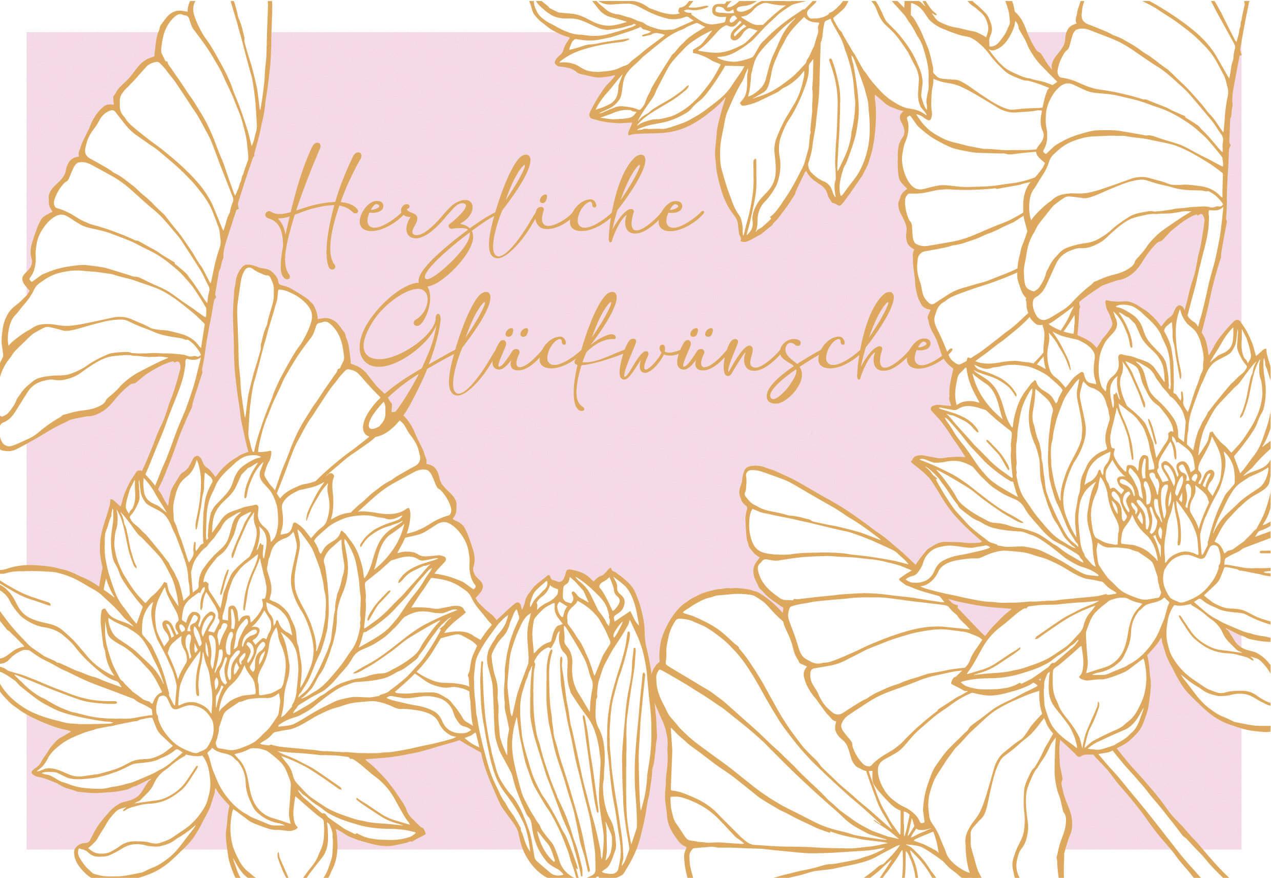 Glückwunschkarte Edelschwarz Multicolor - Basics, Papier (18/13cm)