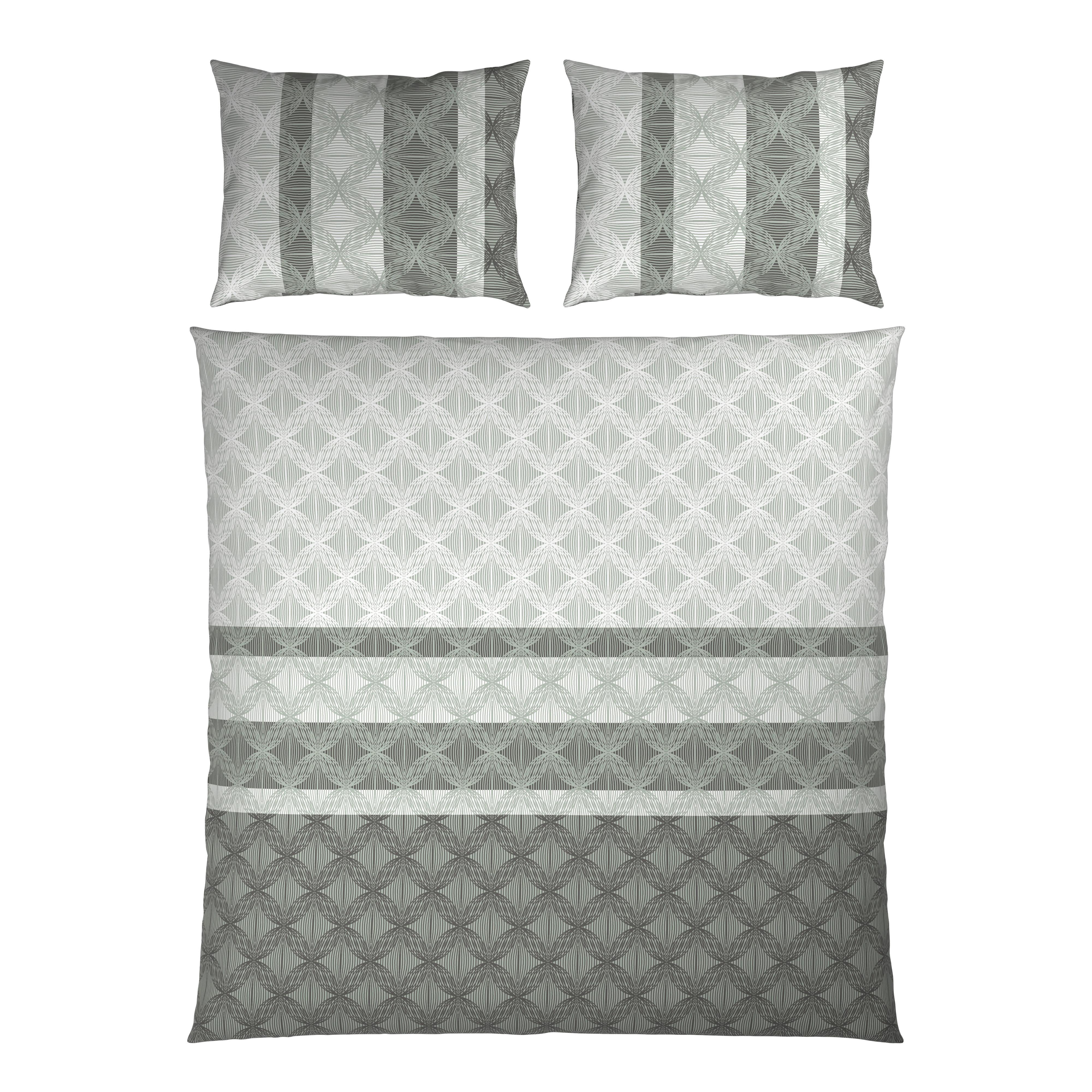Bettwäsche Carlos XXL Grau ca. 200x220cm - Grau, MODERN, Textil (200/220cm) - Mömax