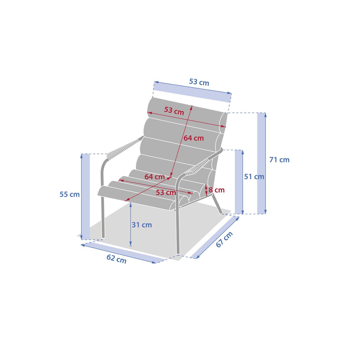 Set grădină Solani - Basics (282/156/71cm)