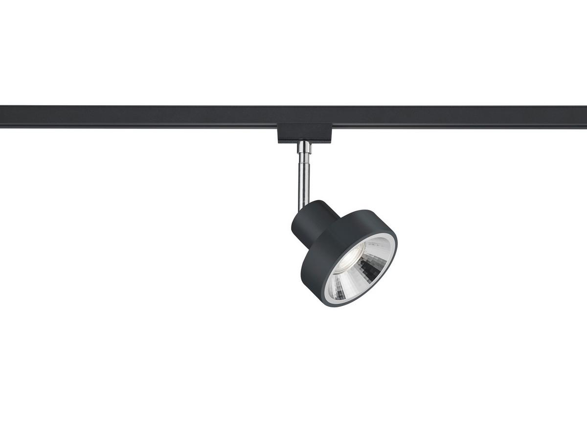 Schienensystem-Strahler Leon Duoline Schwarz max. 40 Watt - Schwarz, Basics, Metall (11/18cm) - Trio Leuchten