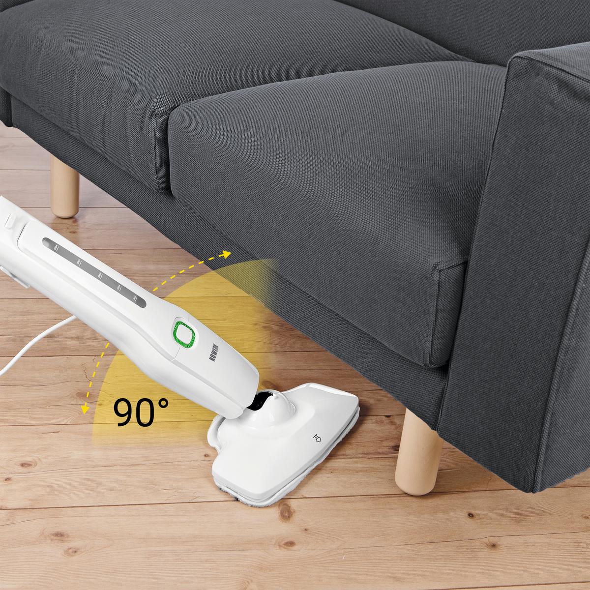 Dampfreiniger N8WERK max. 1300 Watt - Weiß, Basics, Kunststoff (15/112/30,5cm)