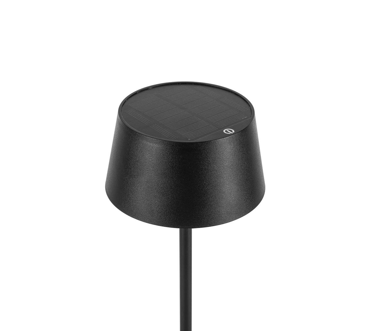 Lampă de exterior cu LED Litzi - negru, Modern, plastic/metal (11,6/31,3cm) - Modern Living