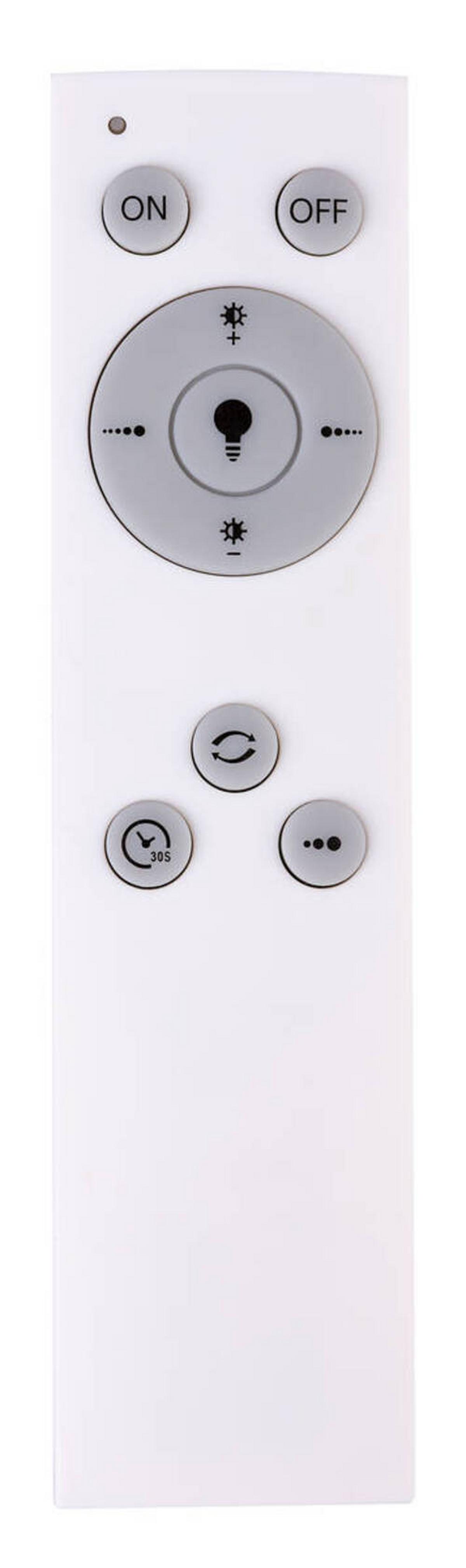 Stropna Led-svetilka Connor, S Sijalko - bela/opal, Basics, kovina/umetna masa (68/10cm) - Globo