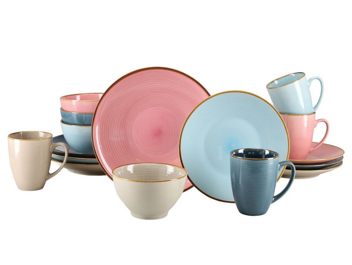 Kombinirani Servis Cosy Day, 16-Delni - večbarvno, Trend, kamen - Creatable