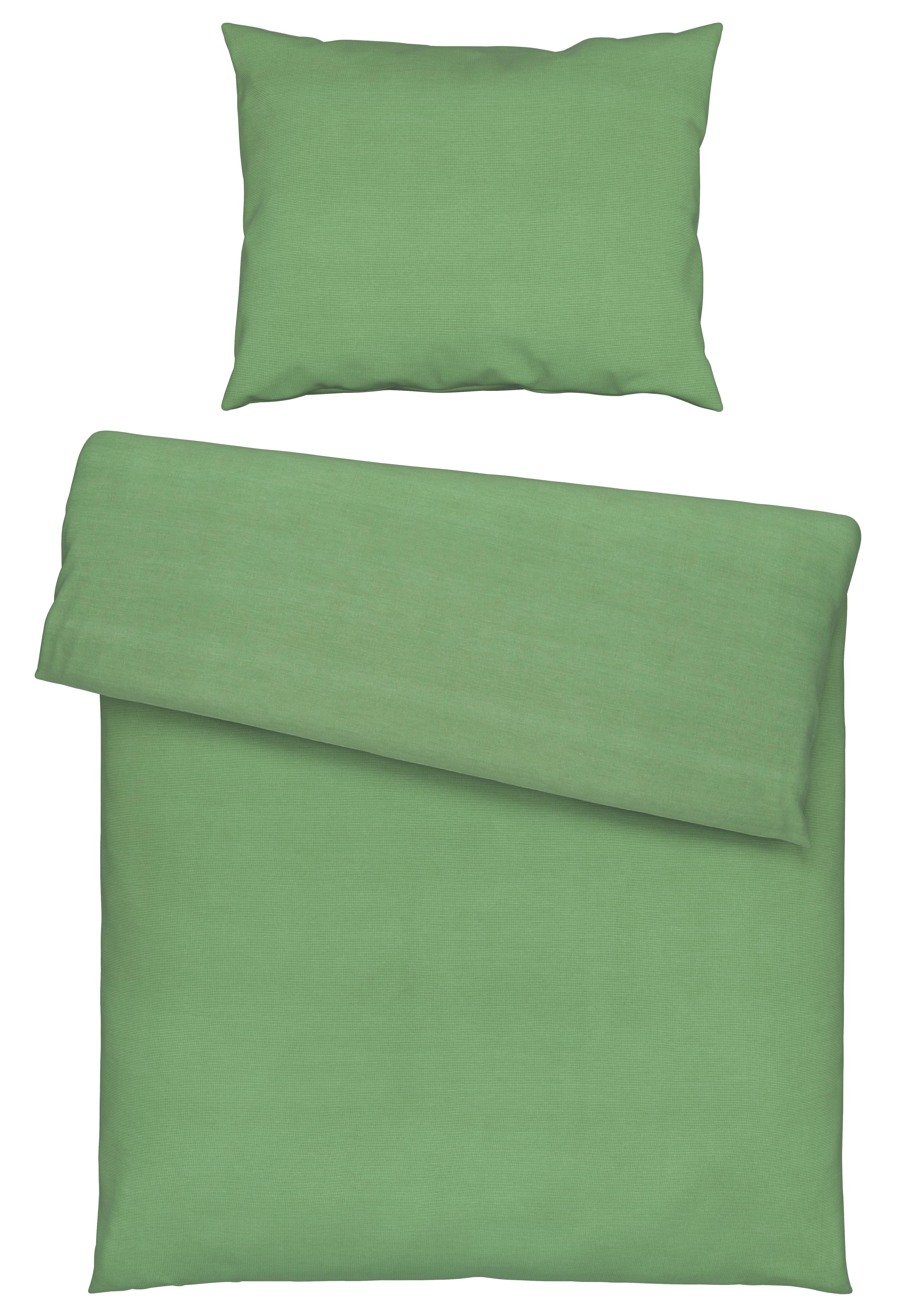 Bettwäscheset Waffel - Grün, Modern, Textil (160/210cm) - Modern Living