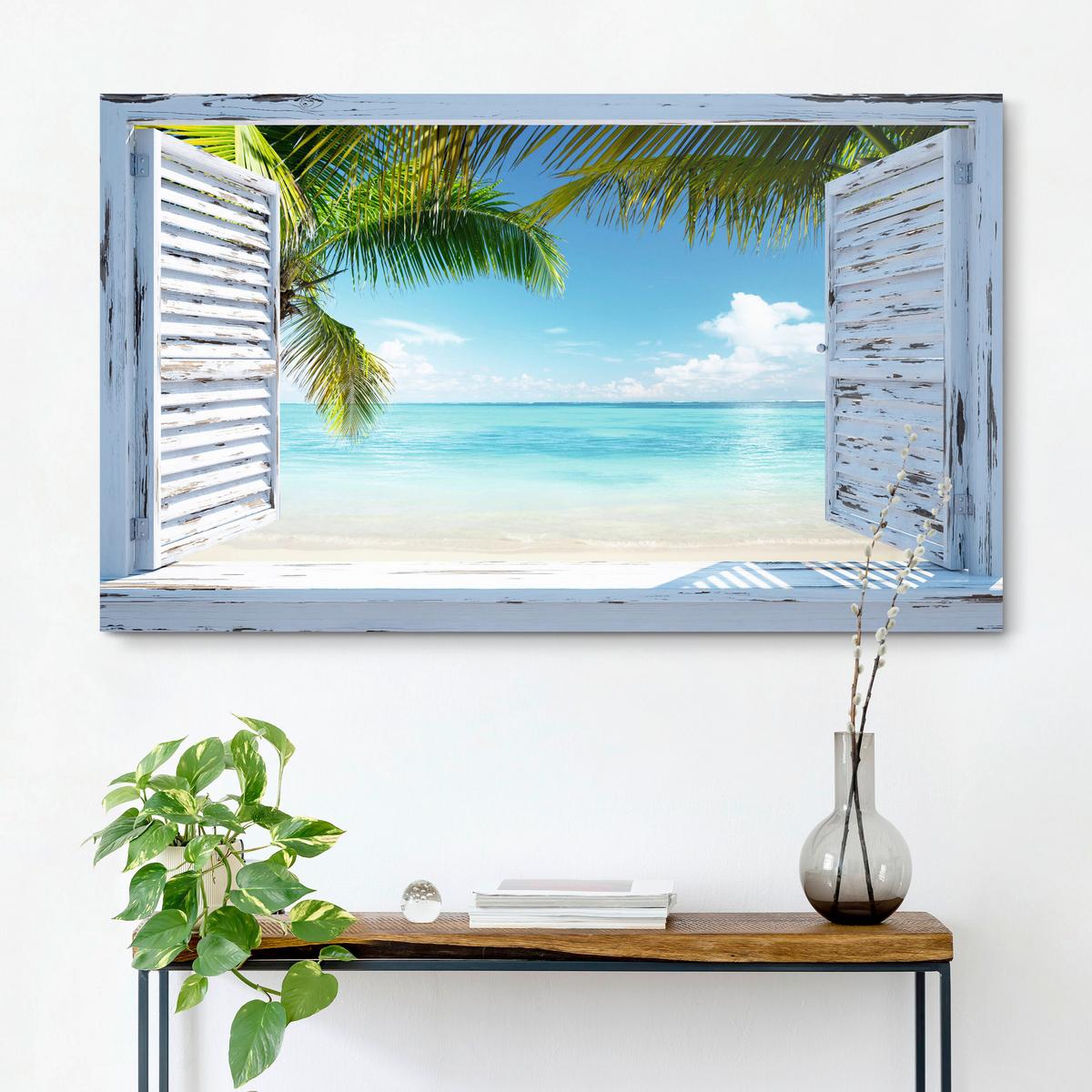 Bild Beach Shutters Multicolor - Multicolor, Basics, Holz/Papier (70/118/2cm) - Reinders!