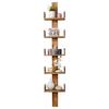 Wandregal Pepe ca. 35x180 cm Holz Weiß - Naturfarben, MODERN, Holz (35/180/17cm) - MID.YOU