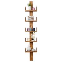 Wandregal ''Pepe'', Naturfarben - Naturfarben, MODERN, Holz (35/180/17cm) - MID.YOU