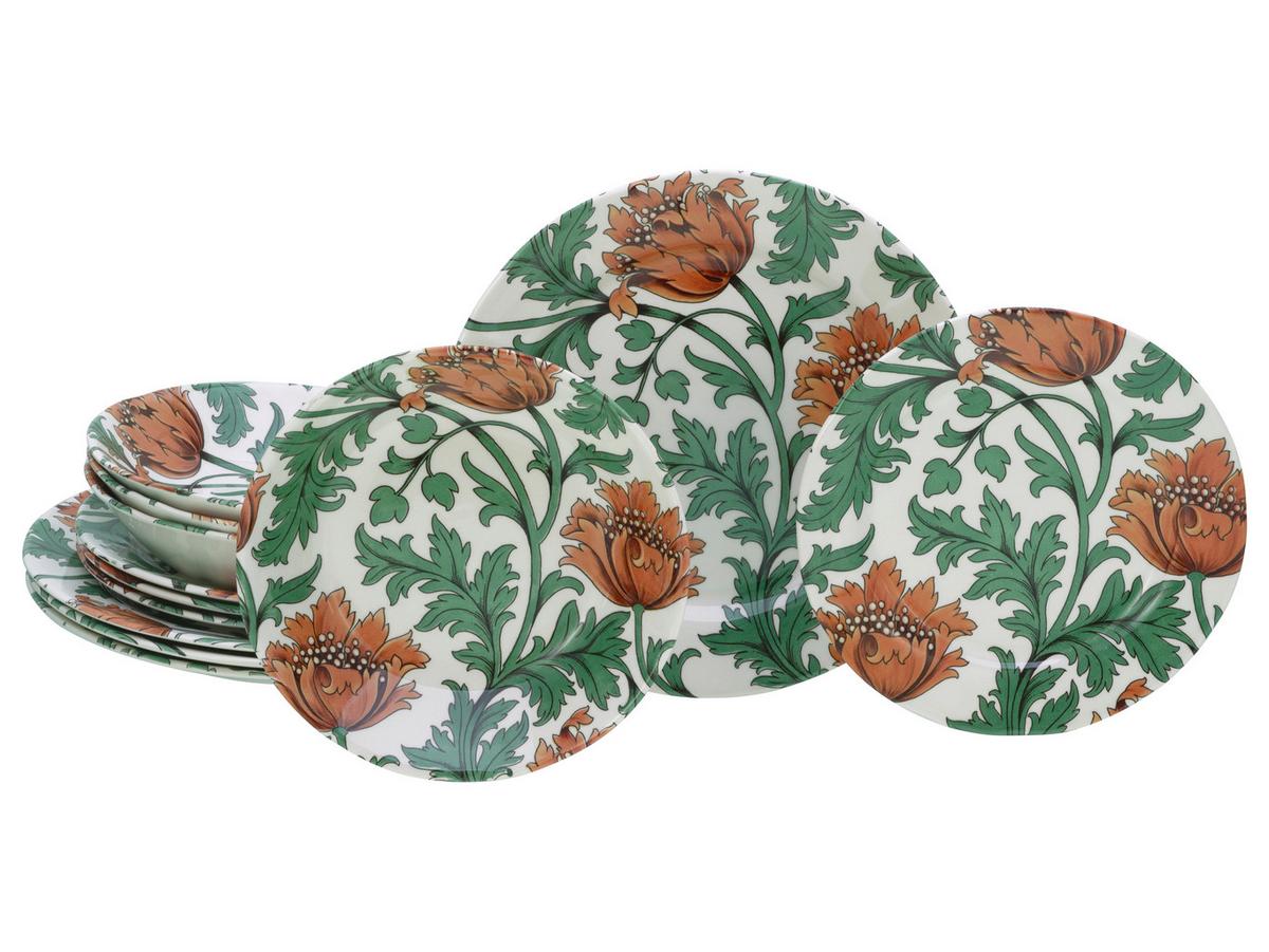 Jedilni Servis Florentina, 12-Delni - večbarvno, Basics, keramika - Creatable