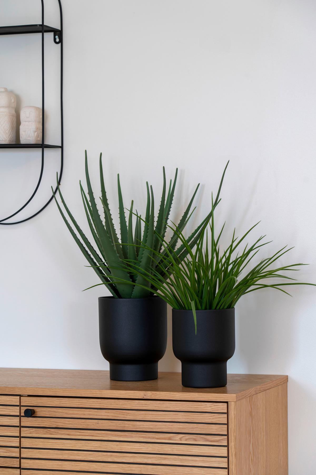 Kunstpflanze Grass Grün - Grün, Design (51/45/51cm)