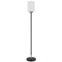 Svjetiljka Podna 15977s Rowena - bijela/boje hrasta, Design, staklo/drvo (25/150cm) - Globo