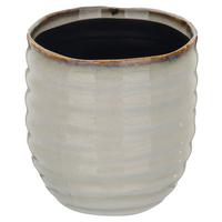 Übertopf Mood Beige ca. Ø 12,5cm - Beige, Keramik (12,5/13cm) - Mömax