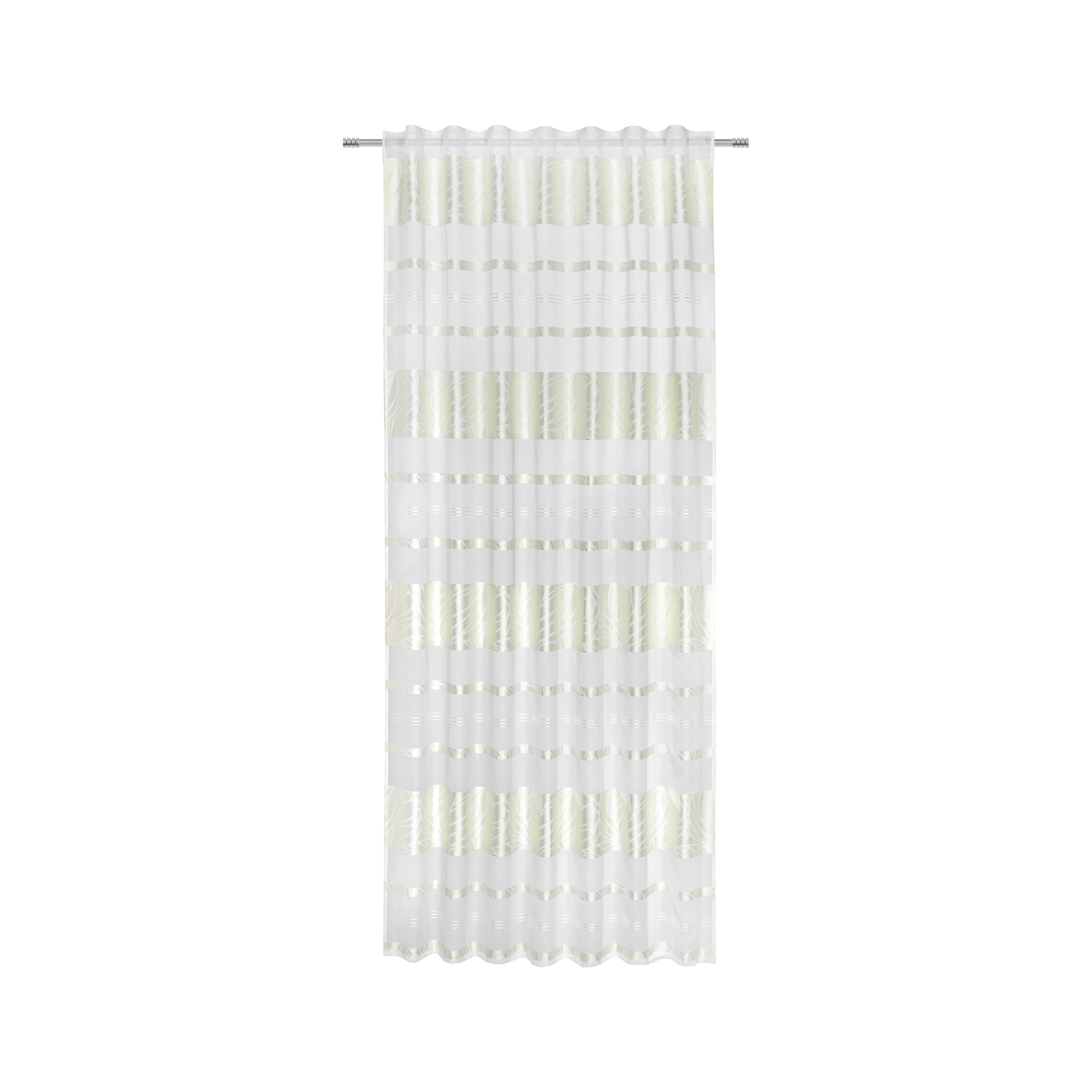Fertigvorhang Anita in Beige ca. 140x245cm - Beige, KONVENTIONELL (140/245cm) - Modern Living