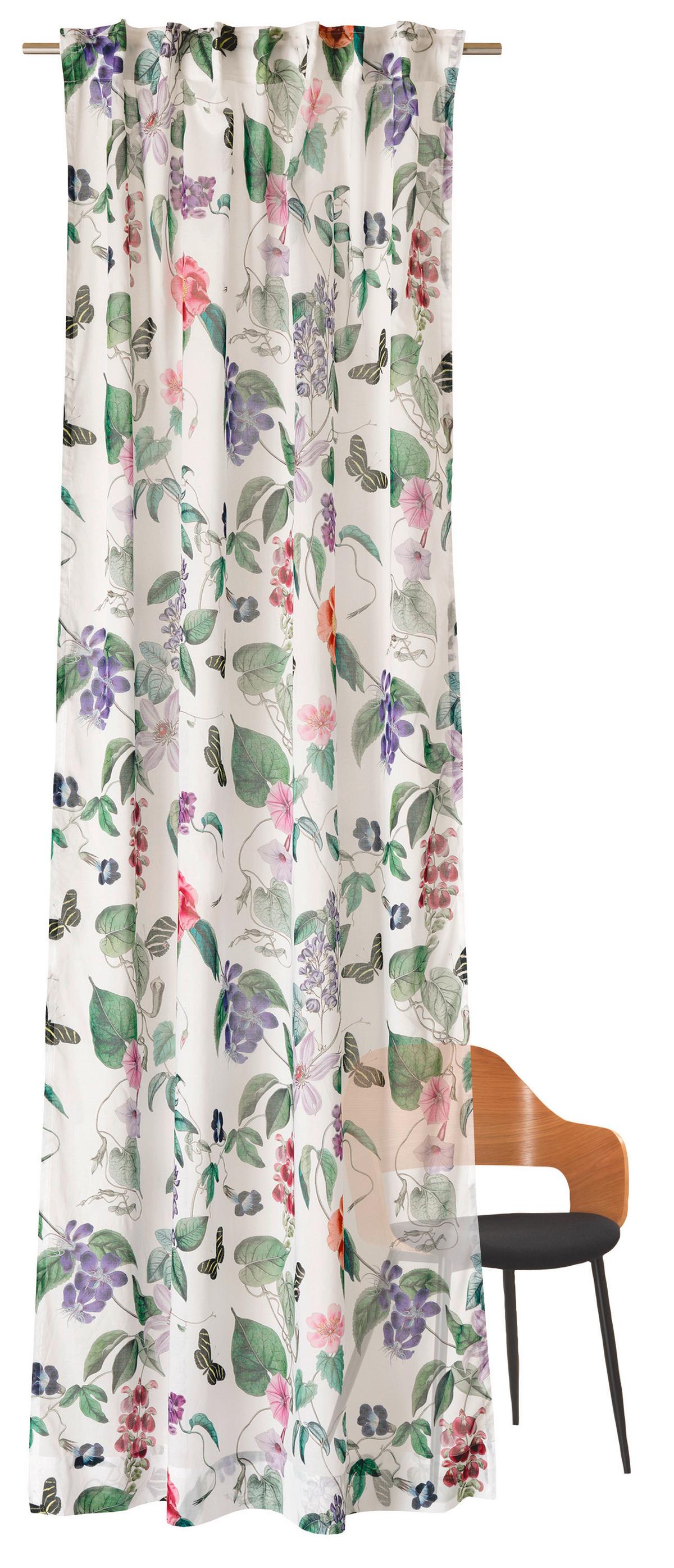 ZASŁONA GOTOWA SW-BLOSSOM - różnokolorowy, Basics, tkanina (130/250cm) - Schöner Wohnen
