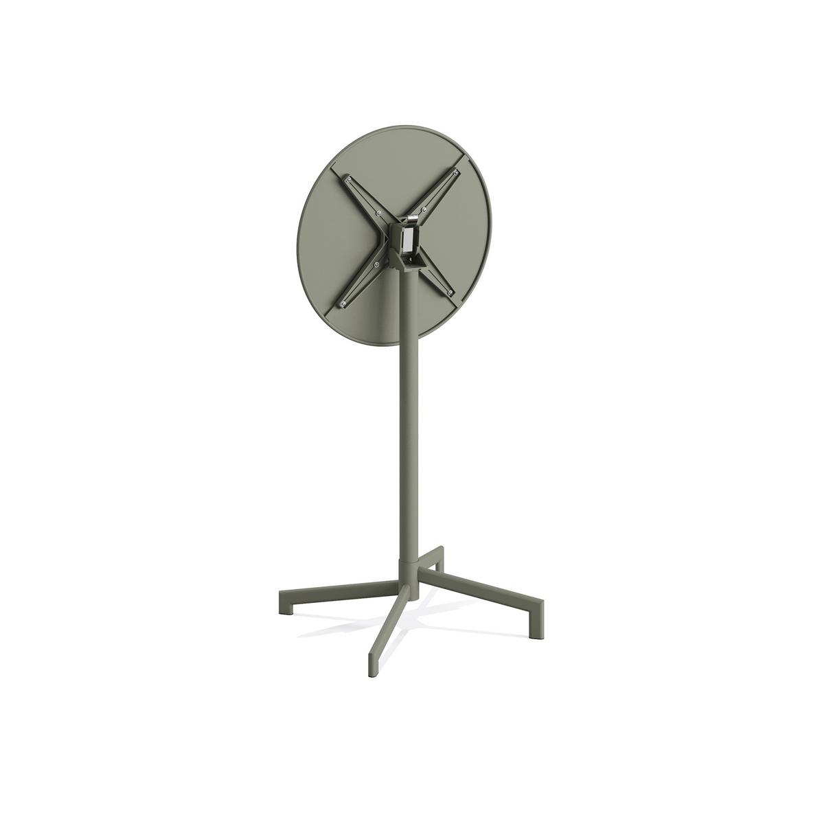 Garten-Bartisch VERSA in Grün, rund - Grün, Basics, Metall (60/74/102/60cm) - Gardenson