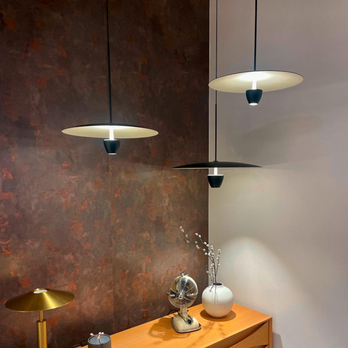 Led-hängeleuchte Lp-0408/1p S Bk S - Schwarz, Design, Metall (30/120cm)