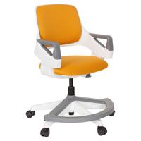 Jugenddrehstuhl Kid Flex ca. 53x80-93x60 cm Orange - Orange/Weiß, Basics, Kunststoff (53/80-93/60cm) - MID.YOU