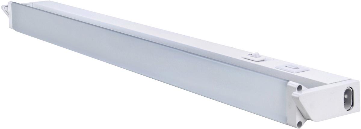 Lichtleiste max. 8 Watt - Weiß, Basics, Kunststoff (55,6/2,4/6,1cm)