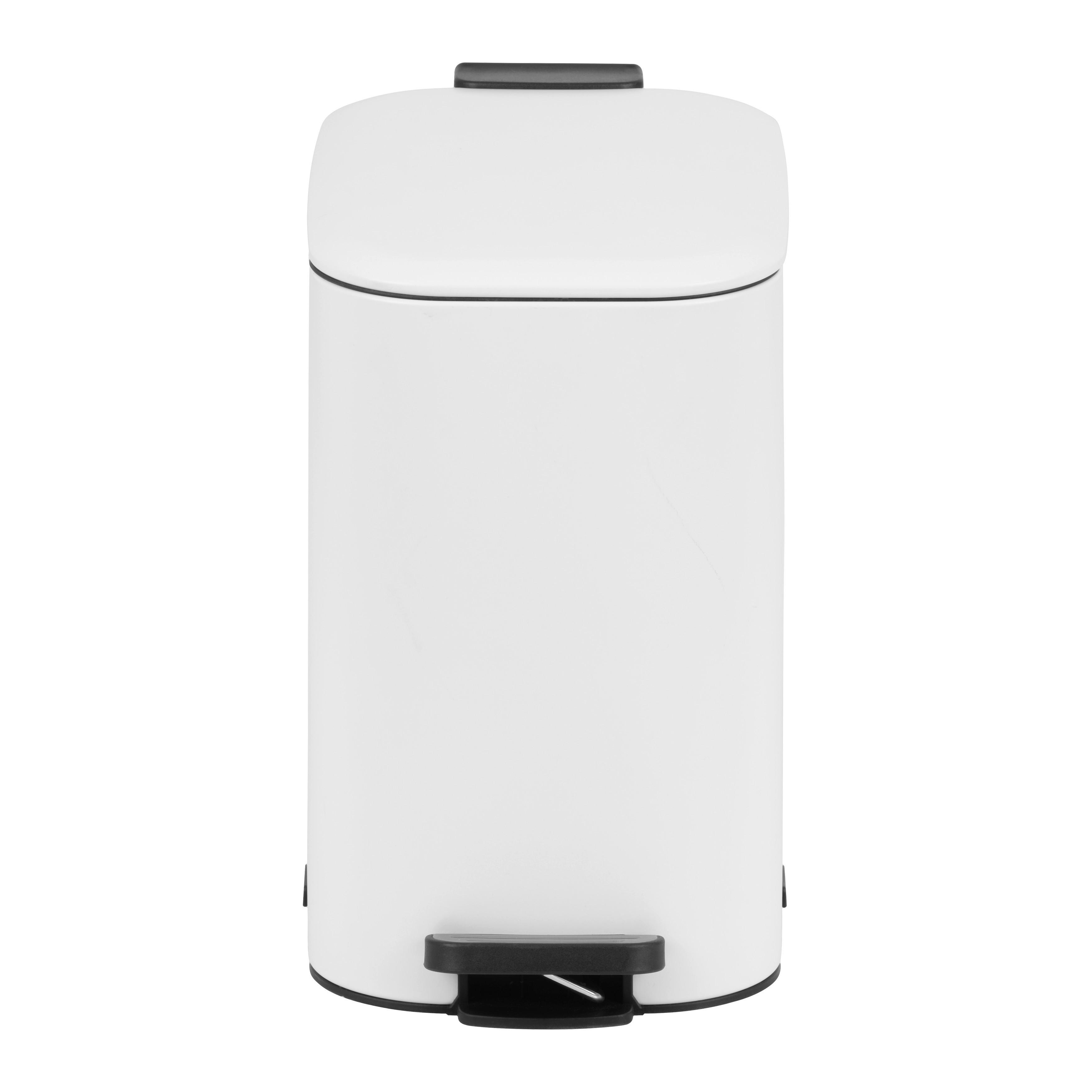 PEDALHINK VARIO CA.20L - vit/svart, Modern, metall/plast (23,4/41,3/37,6cm) - Mömax