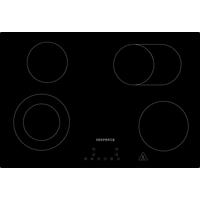 Steklokeramična Kuhalna Plošča Respekta, 77x52cm - črna, Trend, steklo (77/5/52cm) - Respekta