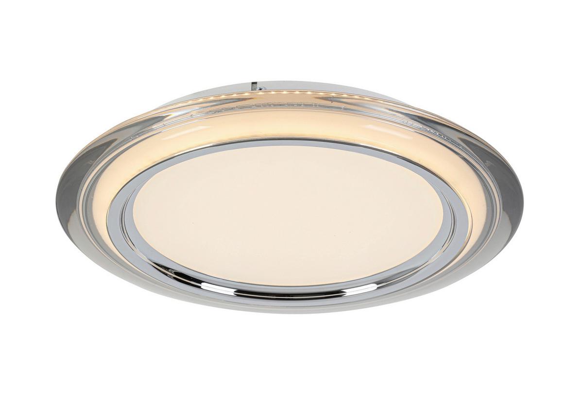 LAMPA SUFITOWA LED MACON *SBN* - biały/przezroczysty, Design, tworzywo sztuczne/metal (45/6cm) - Novel