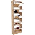 Omara Za Čevlje Sg 15-2 - hrast, Moderno, leseni material (58/170/18cm) - Mömax modern living