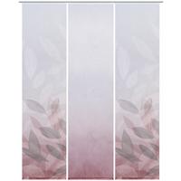 ZASŁONA PANELOWA ABIGAIL - bordowy, Natur, tkanina (60/245cm) - Novel