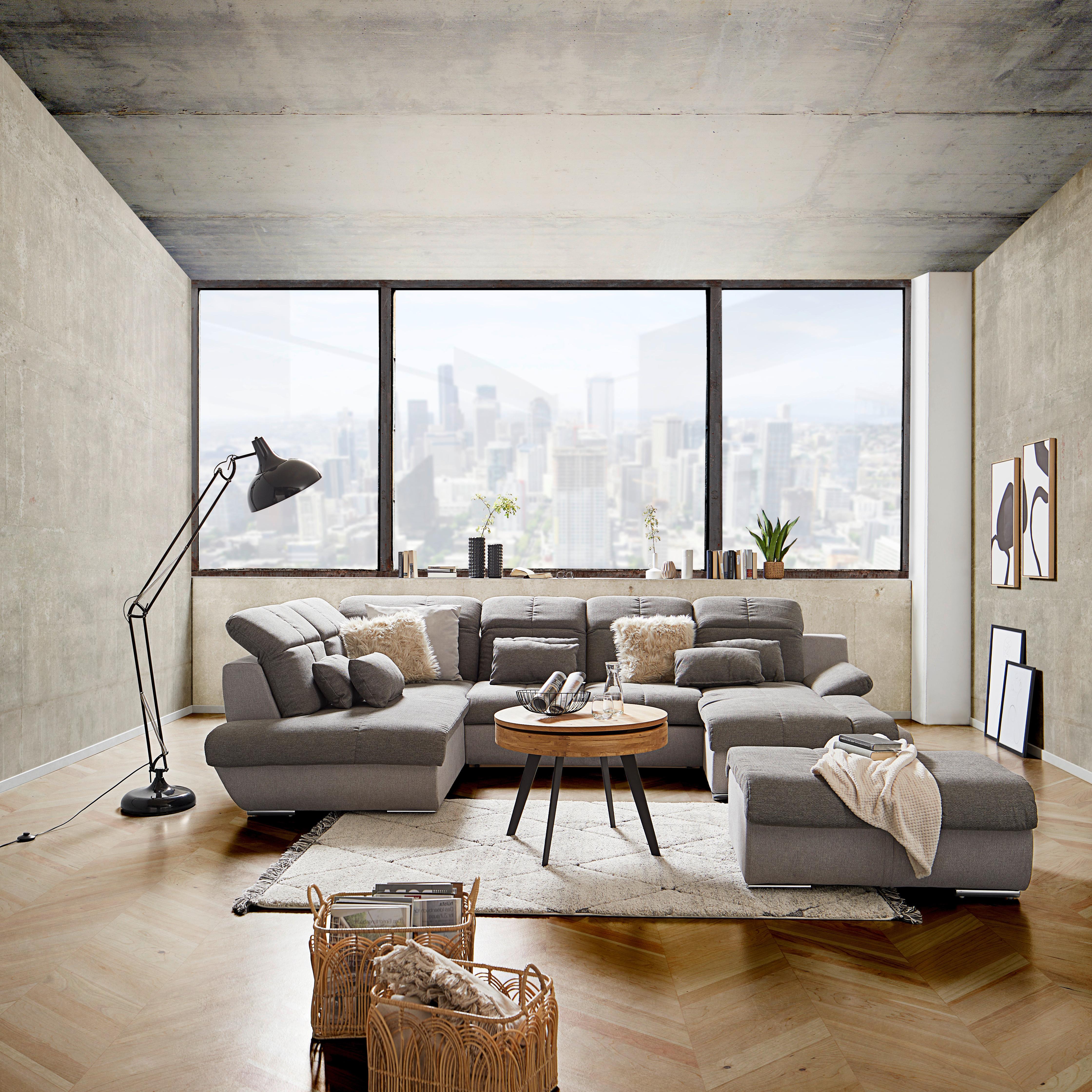 Sjedeća Garnitura Multi - boje kroma, Modern, tekstil/metal (228/345/184cm) - Premium Living