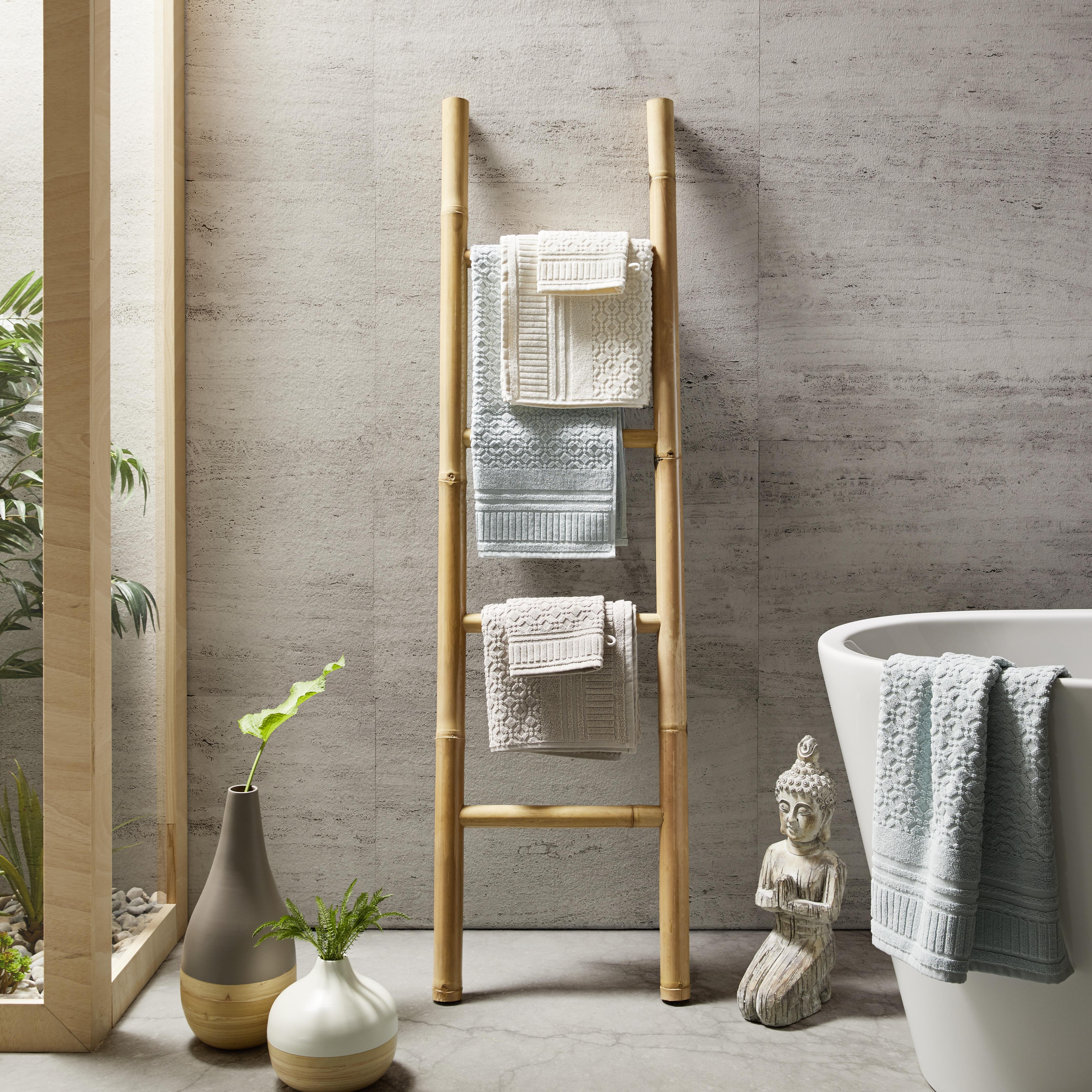 Gästetuch Carina Weiß - weiss, Romantik / Landhaus, Textil (30/50cm) - Modern Living