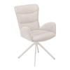 STOL MED ARMSTÖD STELLA - beige, Design, metall/textil (58/91/65cm) - Mömax