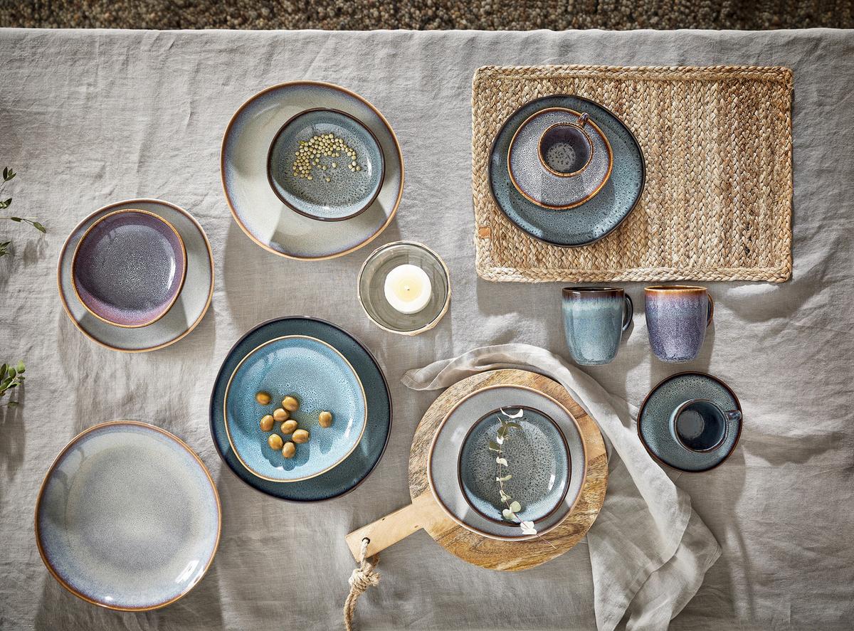 TALERZ OBIADOWY LAVE GRIS VILLEROY & BOCH - ciemnoszary, Lifestyle, ceramika (28cm) - like.Villeroy & Boch