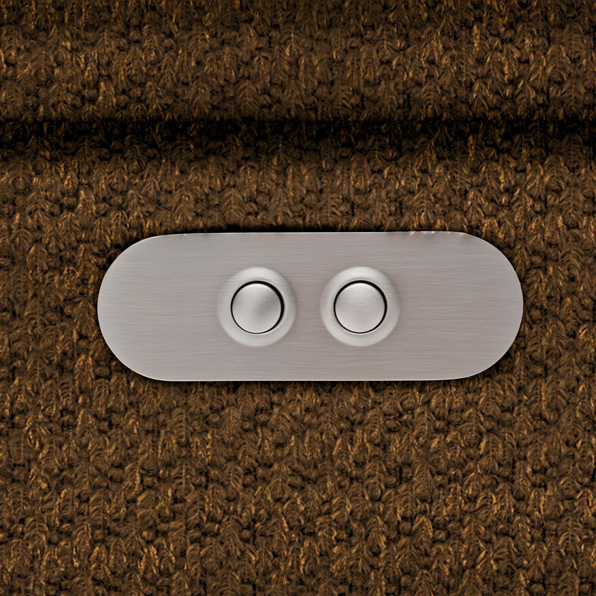 Kutna Garnitura Gremio - boje hrđe/crna, Moderno, tekstil/plastika (206/283cm) - Modern Living