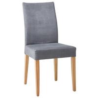Stuhl Nevada in Eichefarben/Dunkelgrau - Dunkelgrau/Eichefarben, Basics, Holz/Textil (46/95/58cm) - Mömax