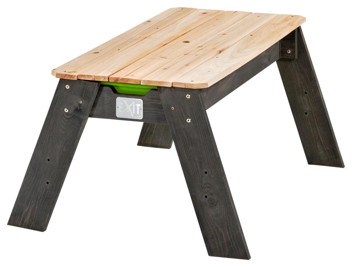 Mizica Za Vodo In Mivko Exit Picnic - siva/zelena, Konvencionalno, umetna masa/les (69/94/50cm) - EXIT Toys