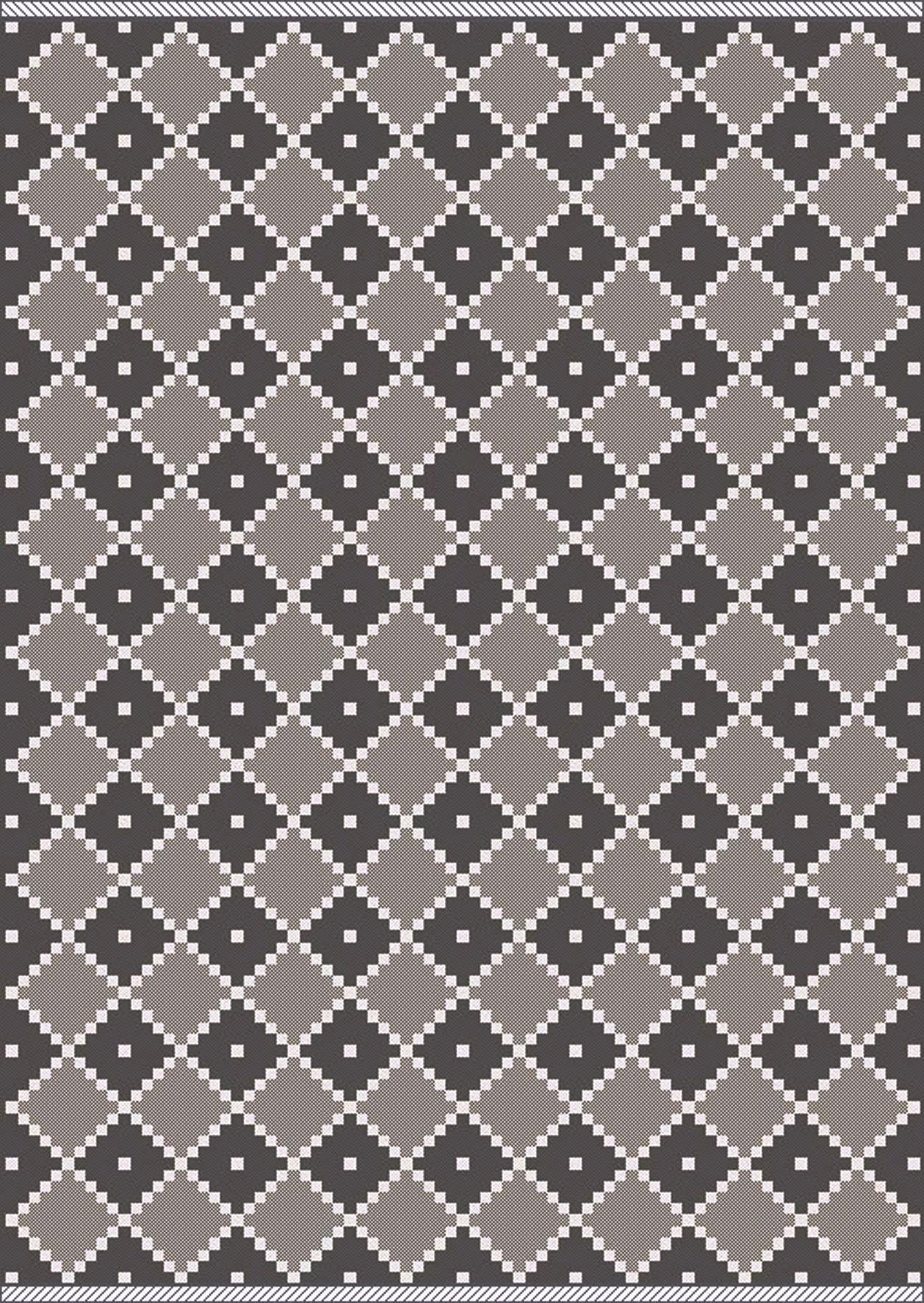 Ravno Tkana Preproga Phoenix 3 - siva/antracit, Moderno, tekstil (160/230cm) - Modern Living