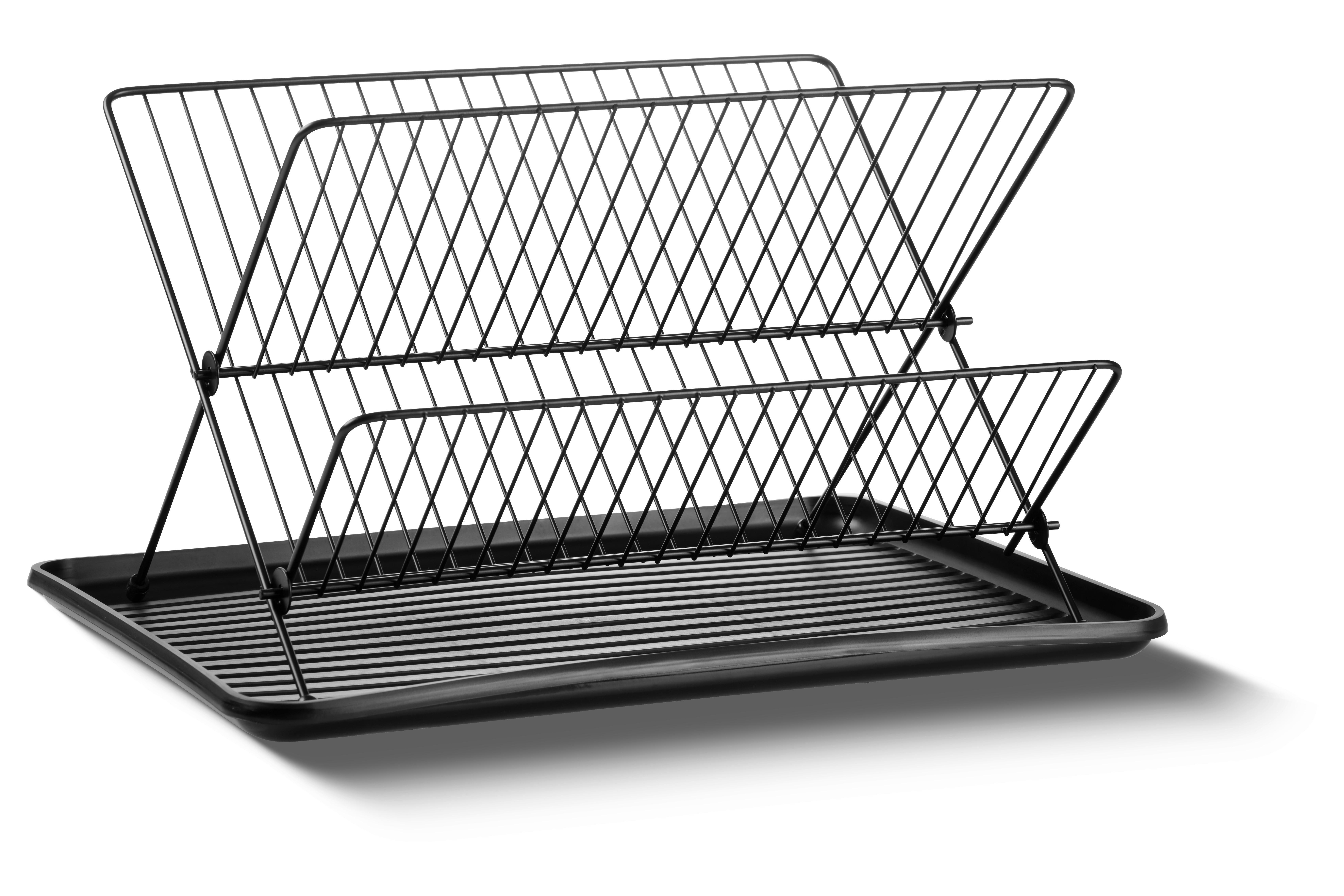 Edényszárító Kosár Magnus - fekete, Modern, műanyag/fém (43/23/32cm) - Mömax