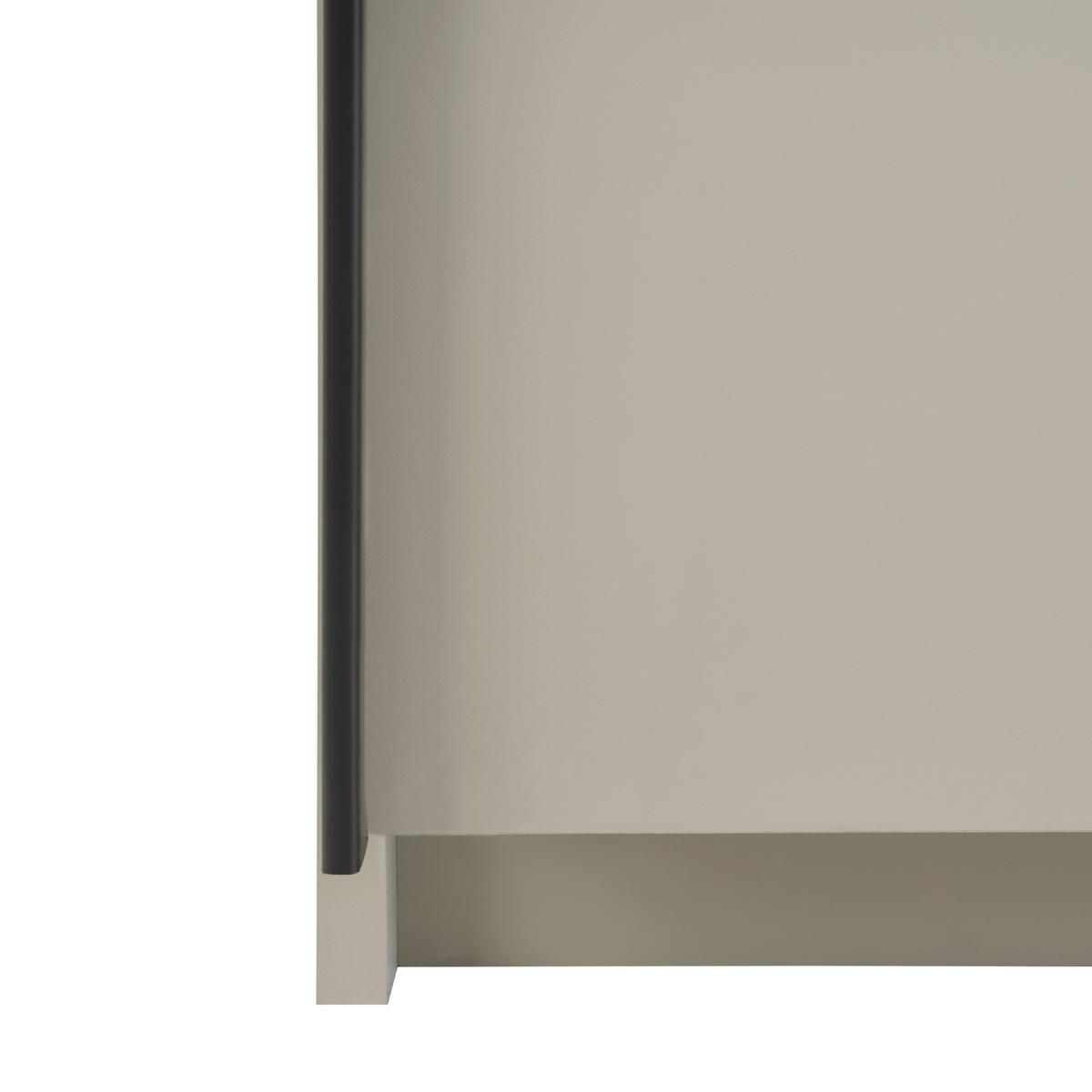 DULAP USI CULISANTE OSNABRÜCK - sahara/grafit, Trend, sticlă/material pe bază de lemn (180/198/65cm)