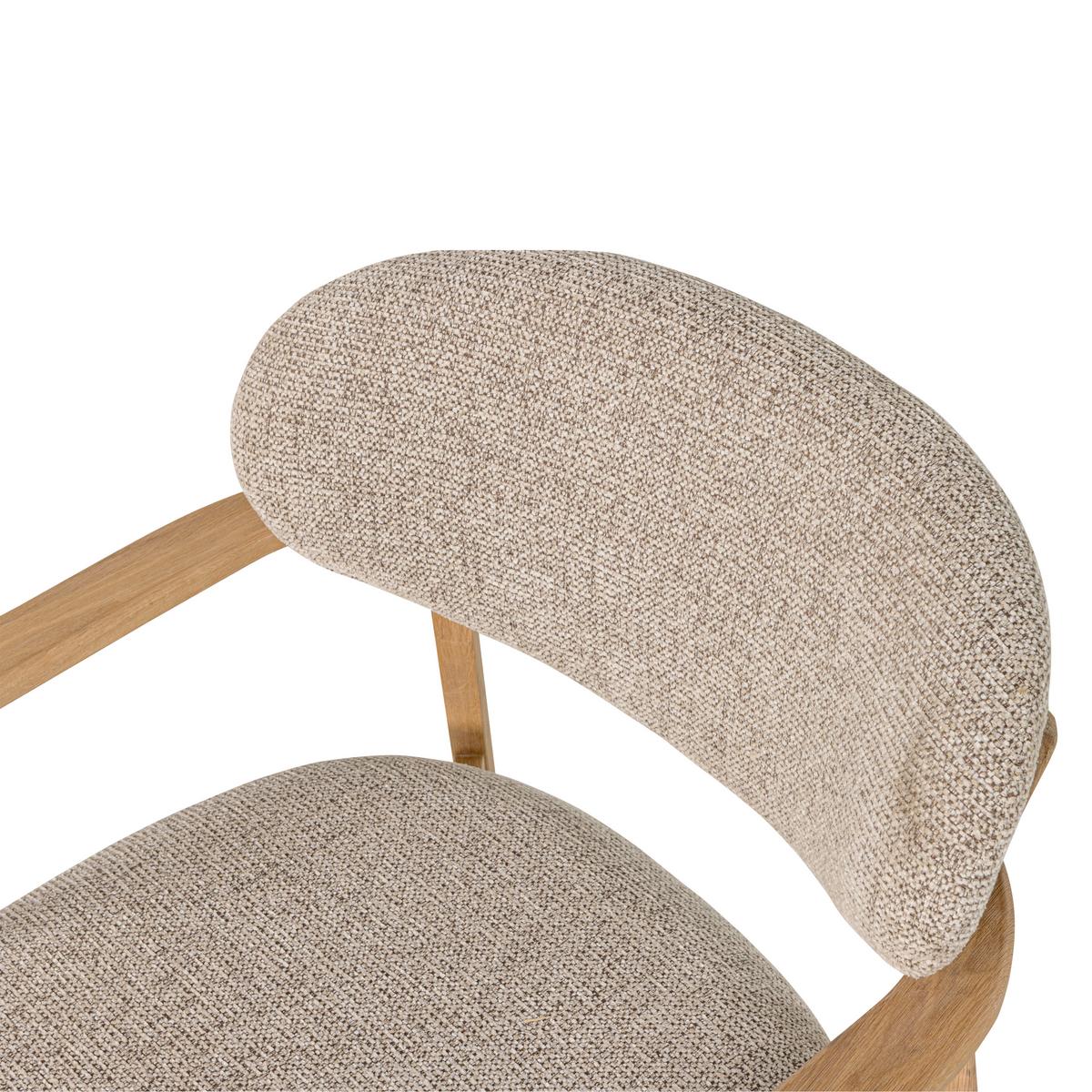 Sessel Udar Naturfarben - Naturfarben, Design, Holz/Textil (68/76/75cm) - Livetastic