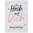 Postkarte Ein Hoch auf dich - Goldfarben/Schwarz, MODERN, Papier (10,5/14,8cm) Postkarte Ein Hoch auf dich - Goldfarben/Schwarz, MODERN, Papier (10,5/14,8cm)