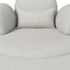SESSEL BIANCA - Naturfarben/Grau, MODERN, Holz/Textil (111/69/152cm) - Bessagi Home